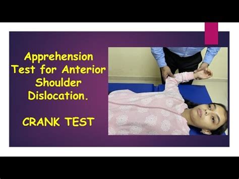 crank test for shoulder problems